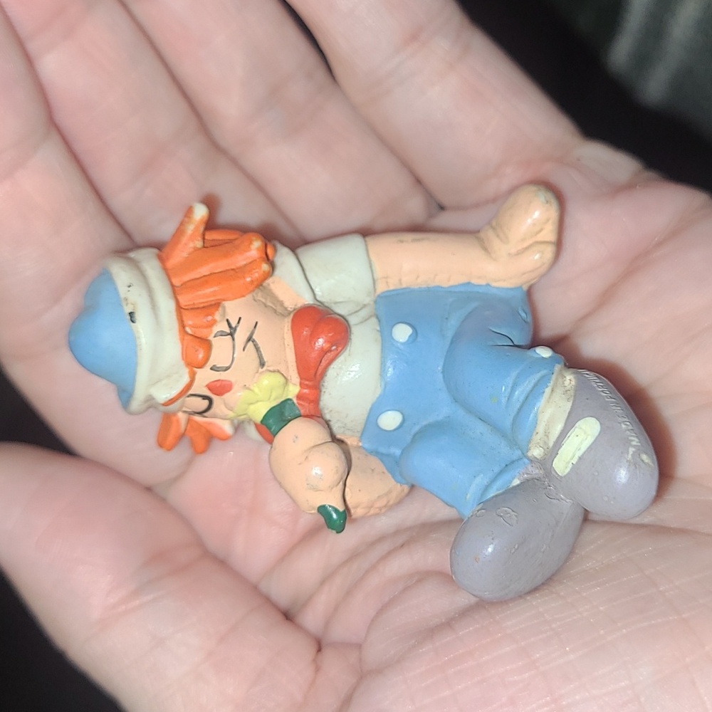 Vintage 1981 Raggedy Andy Figurine – Made in Portugal – W. Berrie – 3” PVC